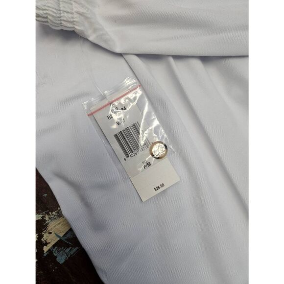 Jenny Buchanan White Drawstring Capri Pants Petite Medium NEW TAGS - Picture 7 of 9